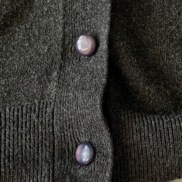 Philosophy Republic Women's Gray Front Button Long Sleeve Cardigan Sweater Small - Picture 7 of 11